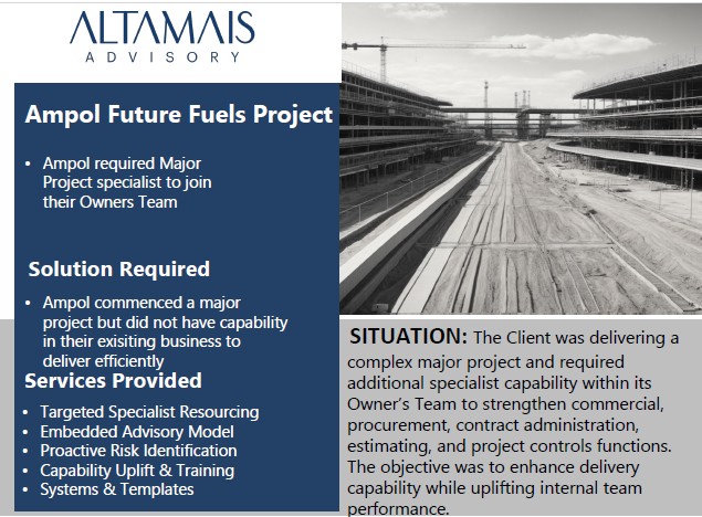 , Projects, Altamais Advisory