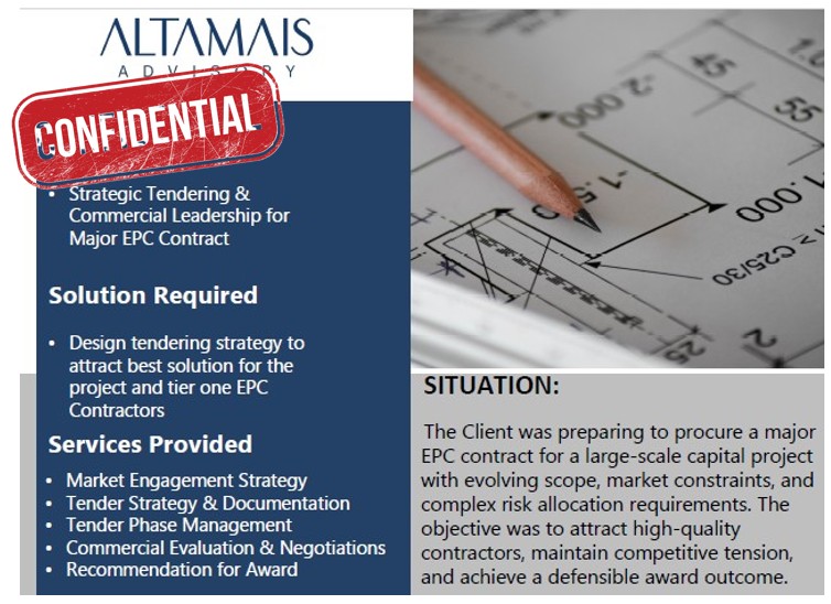 , Projects, Altamais Advisory